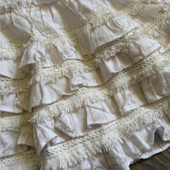 For The Republic Boho Ruffle Mini Skirt – Size L - Picture 11 of 11